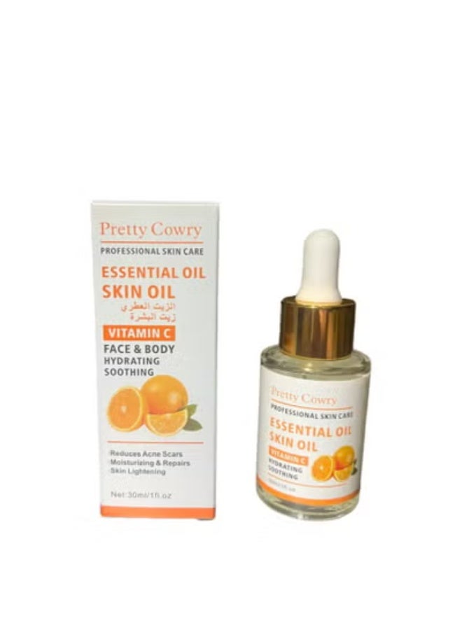 Essential Oil Skin Oil Vitamin C Face And Body Hydrating Soothing 30 ML